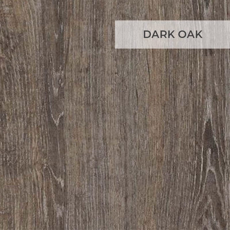 Bureaublad Ergofy Melamine 25mm  200x80cm donker eiken