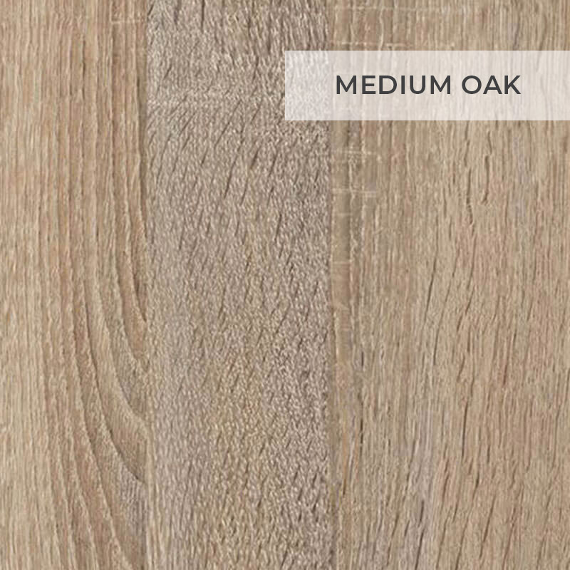Bureaublad Ergofy Melamine 25mm  200x80cm medium eiken